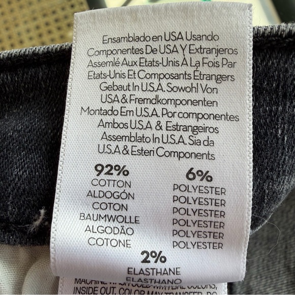 MOTHER The Stunner Ankle Fray 26 Black Button Fly Raw Hem - Picture 10 of 13